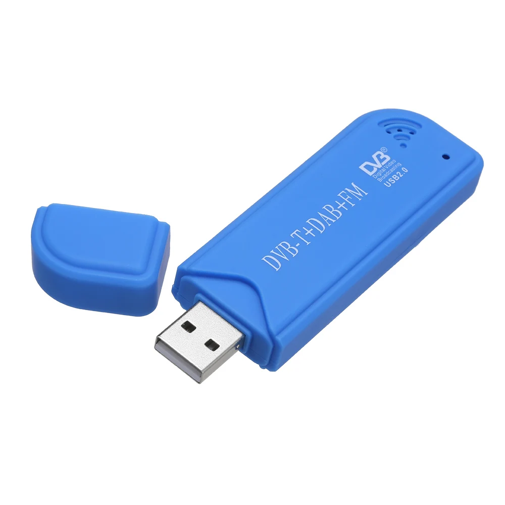 Мини Портативный цифровой USB 2 0 TV Stick DVB-T + DAB FM RTL2832U FC0012 чип Поддержка SDR тюнер