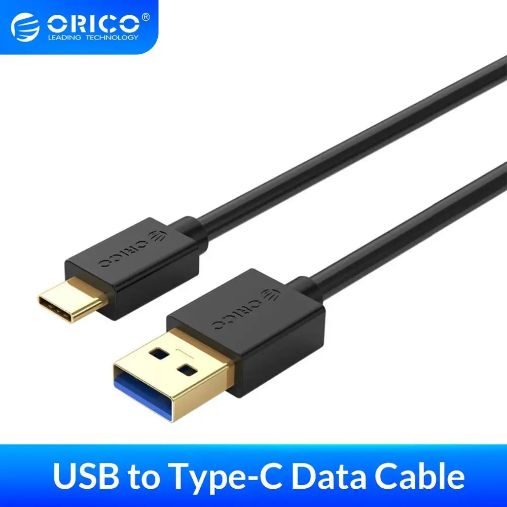 Usb кабель ORICO для передачи данных Type C зарядный usb телефона C/HDD чехол/ноутбук 0 5 м/1