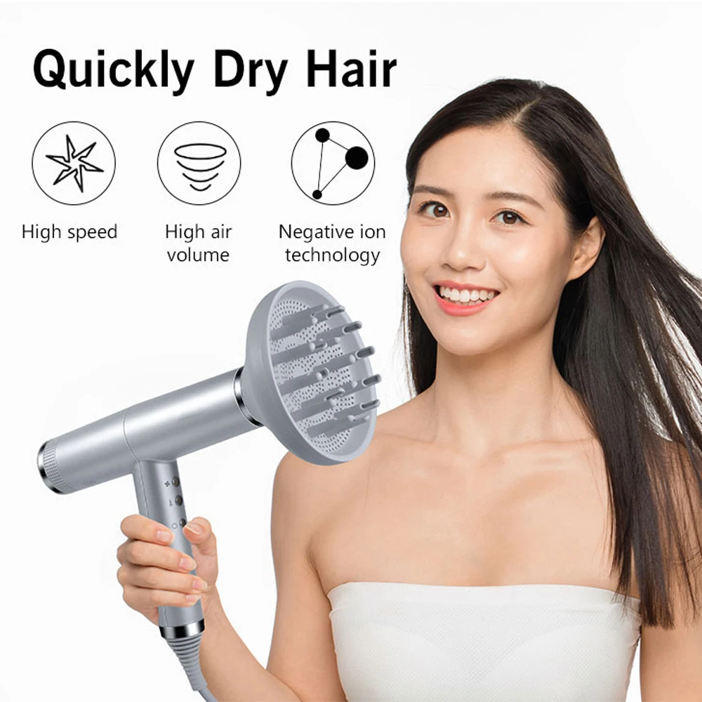 

Professional Hair Dryer Strong Wind 1800W Hairdryer Blow Drier Hot &Cold Wind Blow Dryer Negative Ioni Hair Dryer for Hair