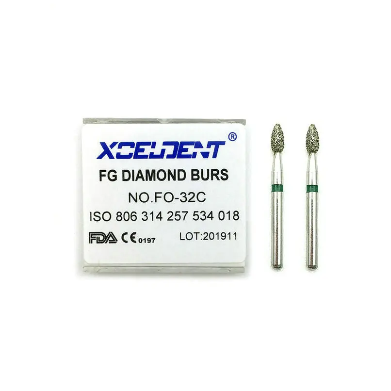 Высокое качество 10 шт алмазные стоматологические FG высокие Скорость боры для