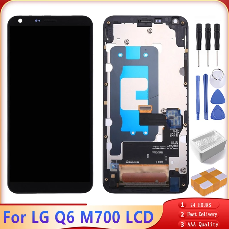 5 ''оригинальный ЖК дисплей Экран для LG Q6 M700 M700A US700 M700H M703 M700Y кодирующий