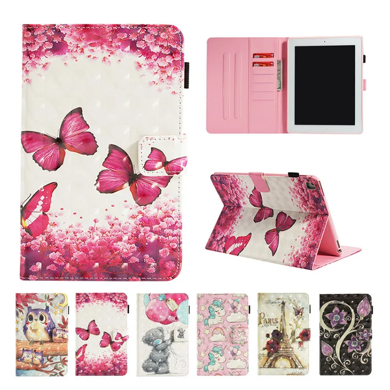Чехол для Apple iPad 2/3/4 9,7 дюймов A1460 1458 A1416 A1430 A1403 A1395 чехол для планшета чехол Fundas кожаный чехол сумка Капа