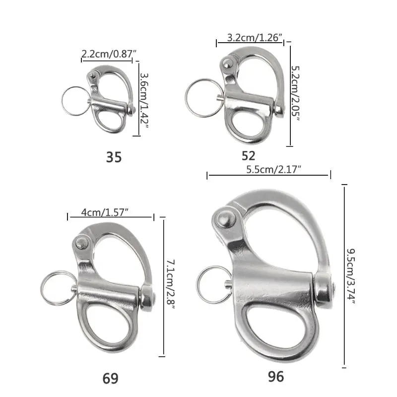 

High quality 316 stainless steel rust proof rigging, sailboat fixing ring, hook ring fixing eye hook, sailboat accessories