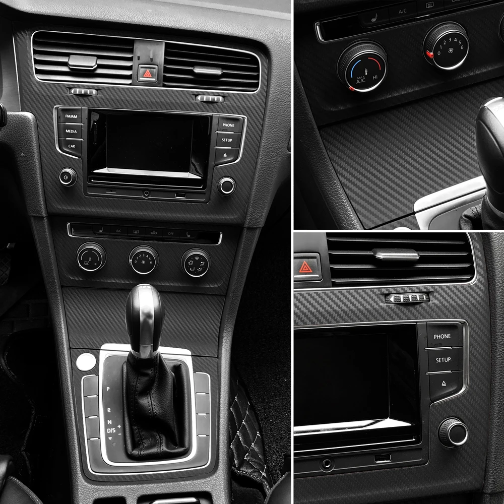 Виниловая 3d пленка из углеродного волокна для автомобиля консоли компьютера