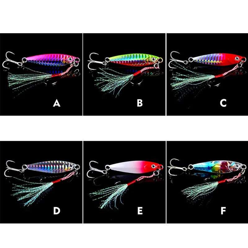 20 г 65 мм искусственная приманка многоразовая металлическая ложка для джиггинга