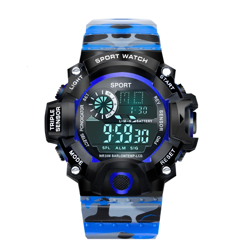 

Fashion Outdoor Sports Mountaineering ChildrenS Watches Male Students Multi-functional Personality Kids Watches