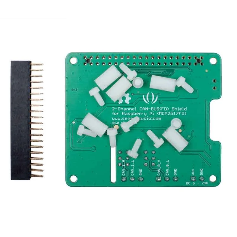 2-канальный щит CAN-BUS(FD) для Raspberry Pi | Электронные компоненты и принадлежности