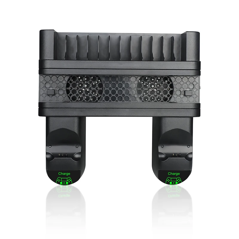 Зарядное устройство для контроллеров PS4 двойное ЗУ Slim Pro вертикальная подставка с