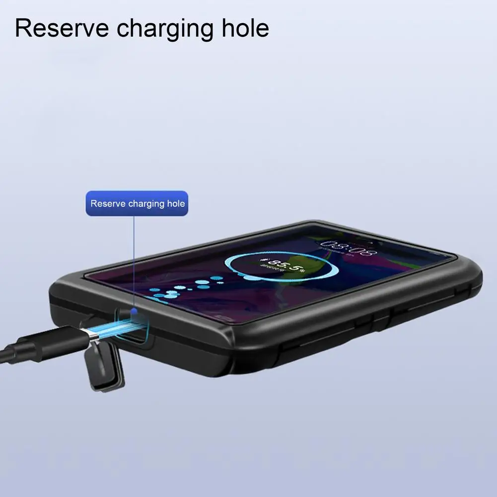 motorcycle telephone holder support moto bicycle rear view mirror stand mount waterproof motorbike phone bag for mobile phones free global shipping