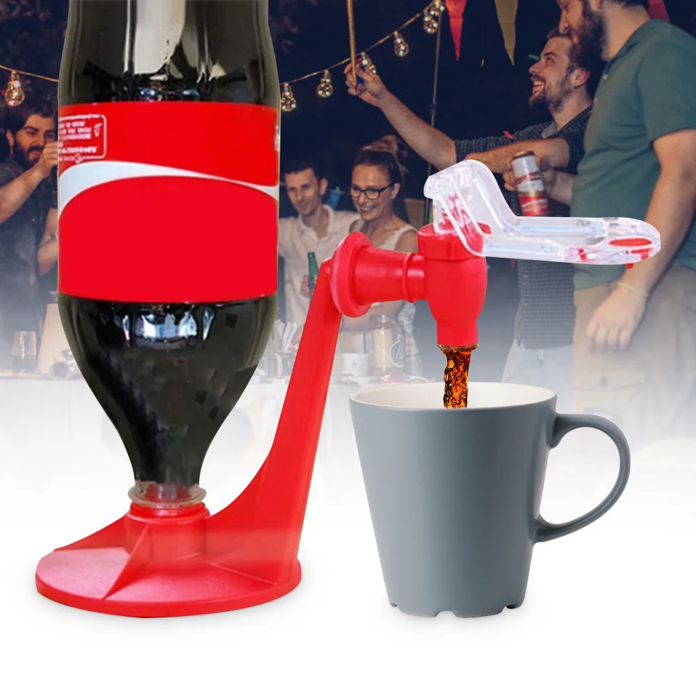 Coke Saver Soda Beverage Dispenser Magic Tap Drinking Water Dispense Bottle Upside Down Machine Switch Party Home Bar Tool | Дом и сад