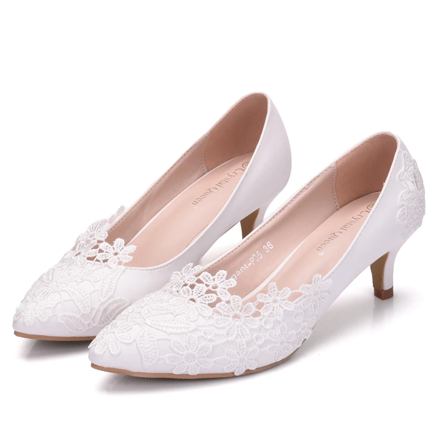 Женские свадебные туфли-лодочки украшенные кристаллами белые туфли ручной