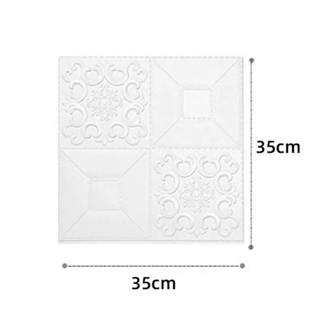 

DIY Wall Sticker Eco-friendly Soft Self Adhesive 3D Brick Waterproof Wall Sticker for TV Walls Sofa Background Living Room