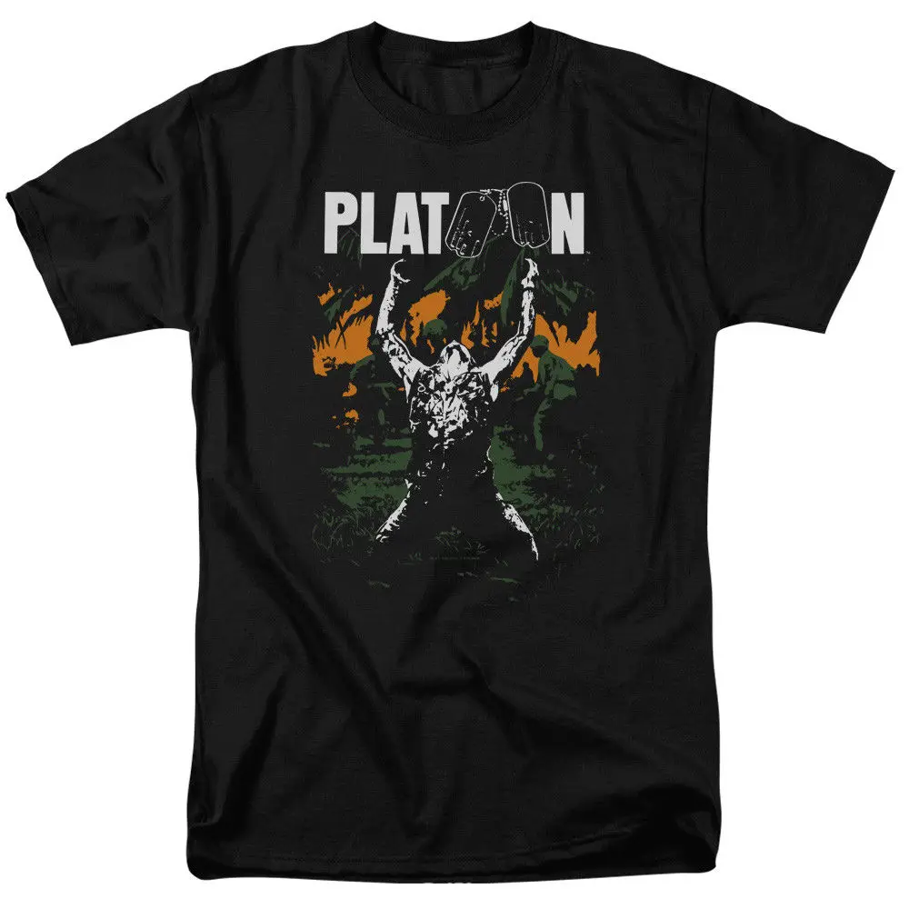 Лицензионная футболка для взрослых с изображением фильма Platoon крутая