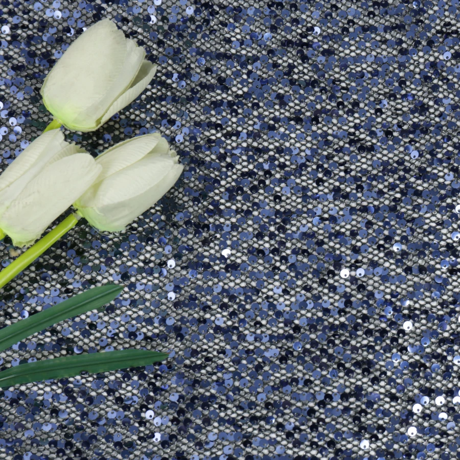 5 ярдов трехмерная рыбья шкала вышивка ткань новая Блестки с блестками и вышивкой