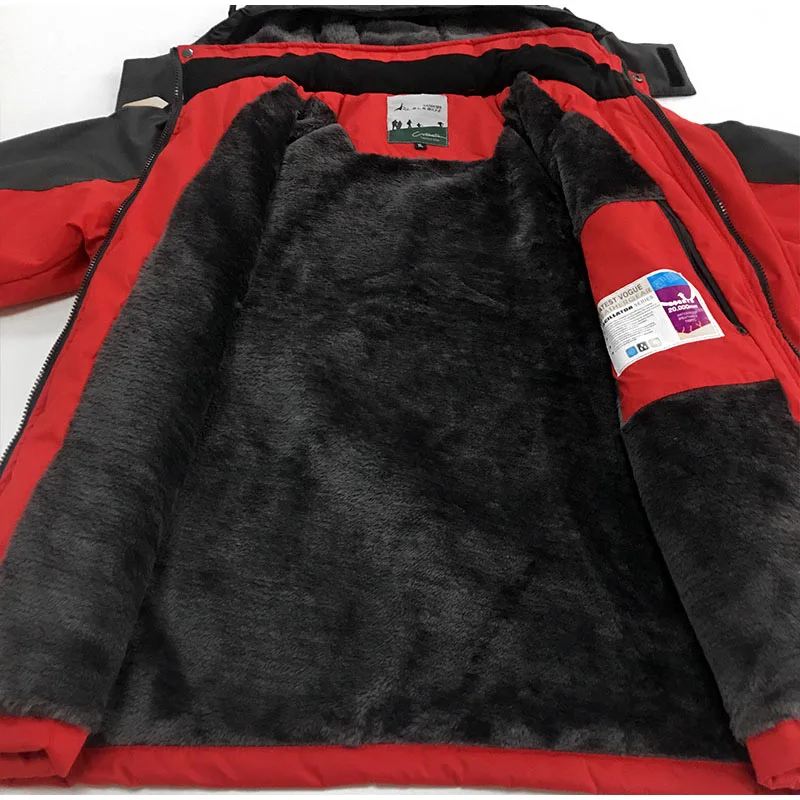 Мужская зимняя бархатная парка куртка плюс размера 6XL с капюшоном ветровка для