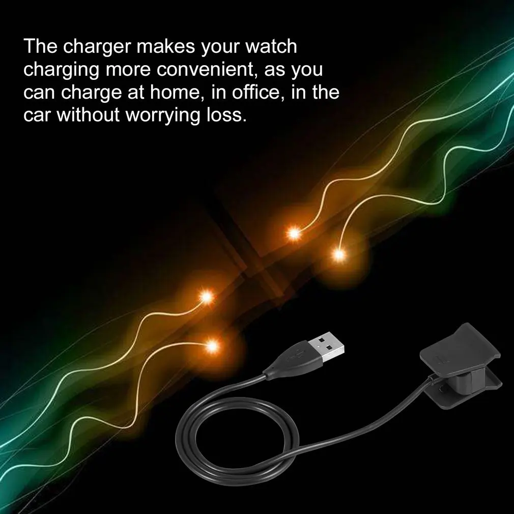 Сменный USB кабель для зарядки шнур зажим зарядного устройства умных часов Fitbit Alta