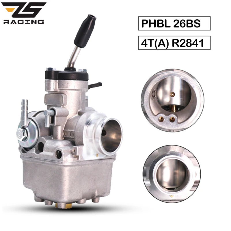 ZS карбюратор для гоночного мотоцикла 26 мм Dellorto PHBL 26BS 4T(A) R2841 модифицированного