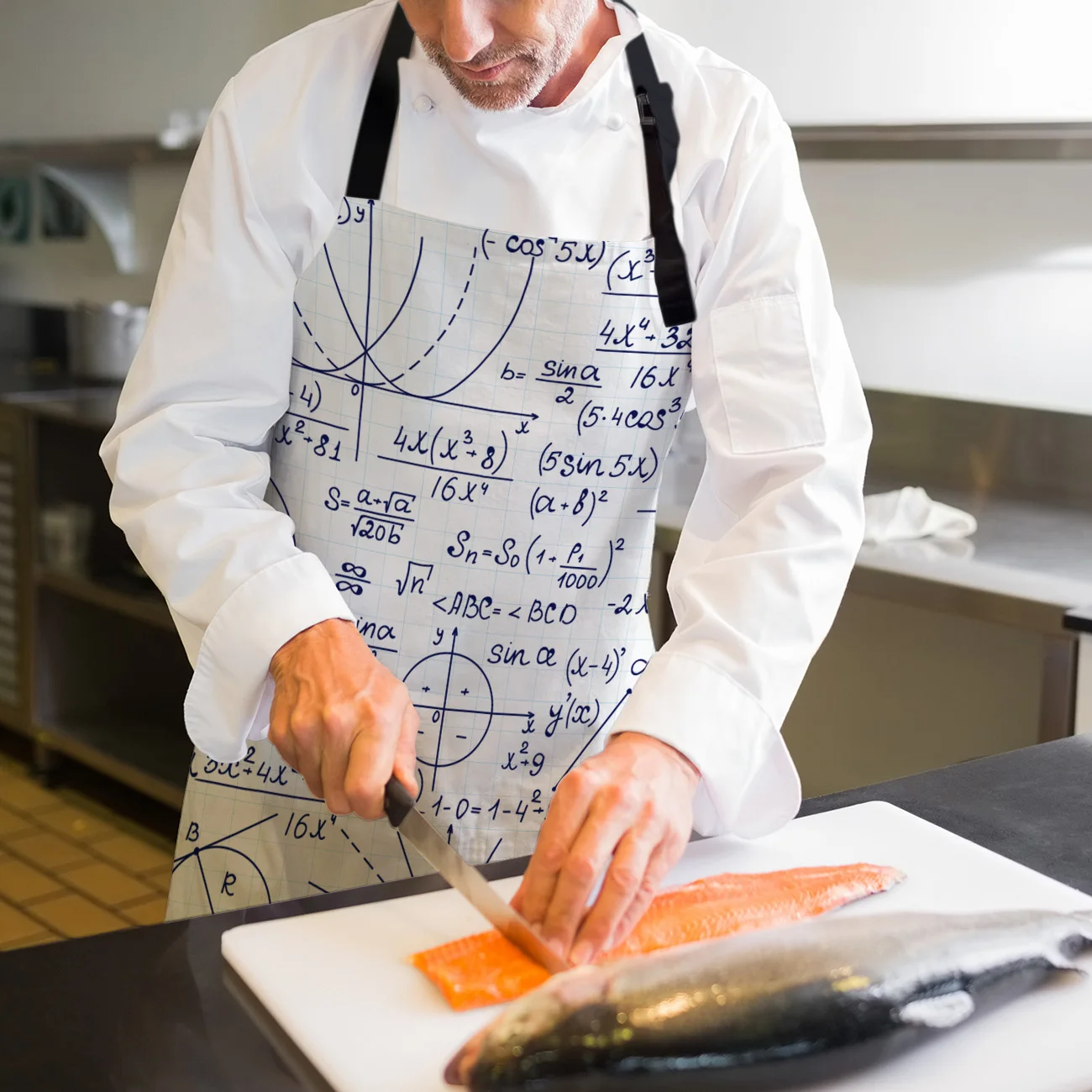 Кухонный Фартук Геометрическая математическая формула без рукавов Фартуки из