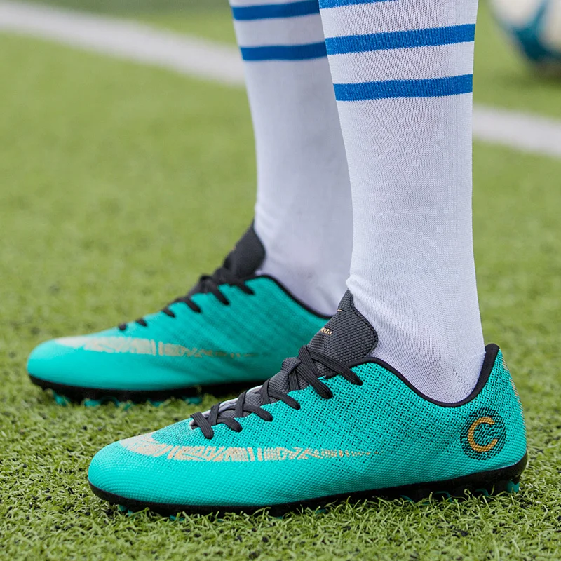 OUKEDI профессиональные футбольные бутсы недорогой футбольный обувь дети мужчины