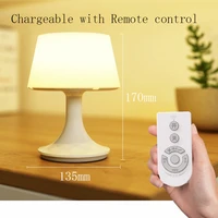 strange new led night lights remote control lamp lighting baby feeding lamp rechargeable bedside lamp eye protection desk lamp