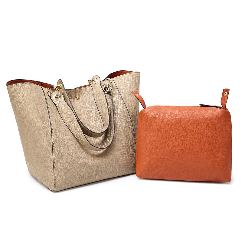 

Новинка зимы 2021, женская сумка из искусственной кожи в европейском и американском стиле, одноцветная Портативная сумка через плечо в стиле ...