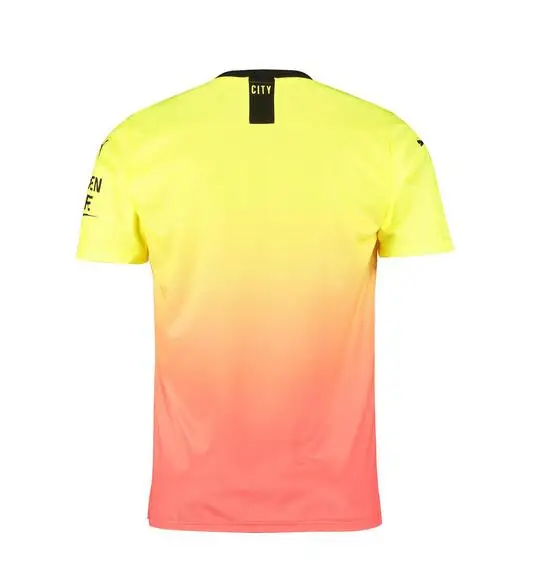 M-city 3rd Blank Мужские модные футболки, S-2XL, круглый вырез, Манчестерский город, топы для взрослых, детские футбольные футболки - Цвет: M-city 3rd Blank