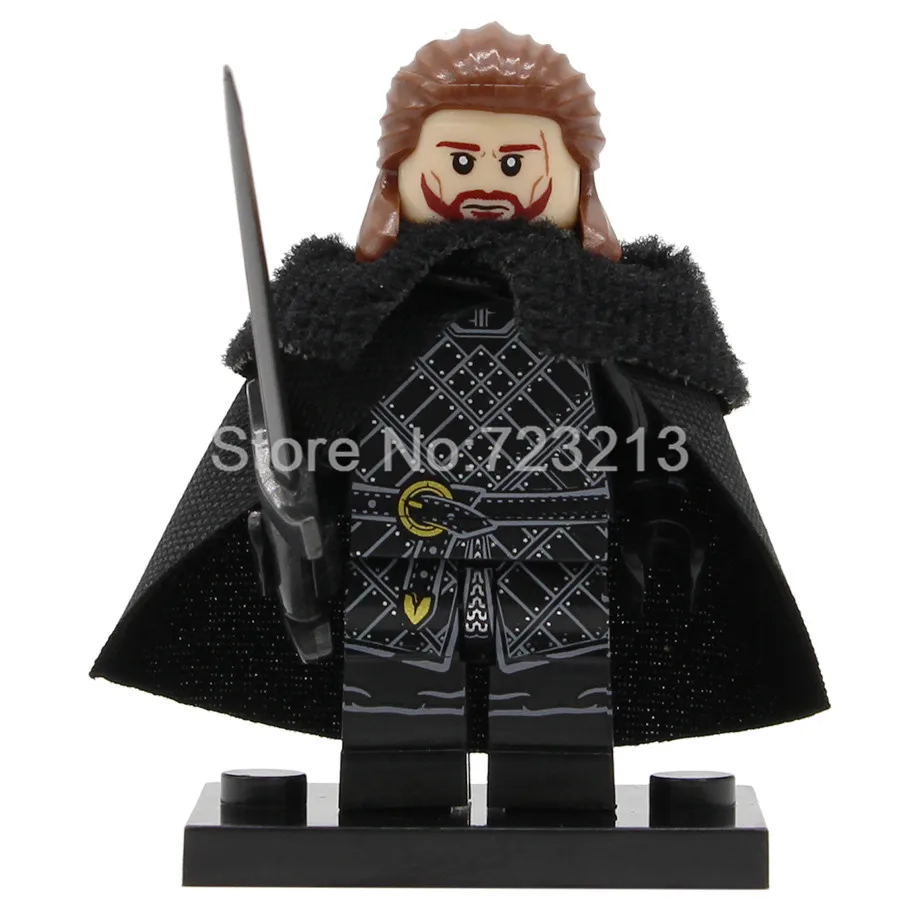 Новая игра престолов Сезон 8 фигурка Джон Сноу беньен Старк белый Walker Wights Джор мормонт самвелл Тарли строительные блоки игрушки