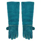 Защитные перчатки от укусов Catch Dog, ультрадлинные зеленые защитные варежки для домашних животных