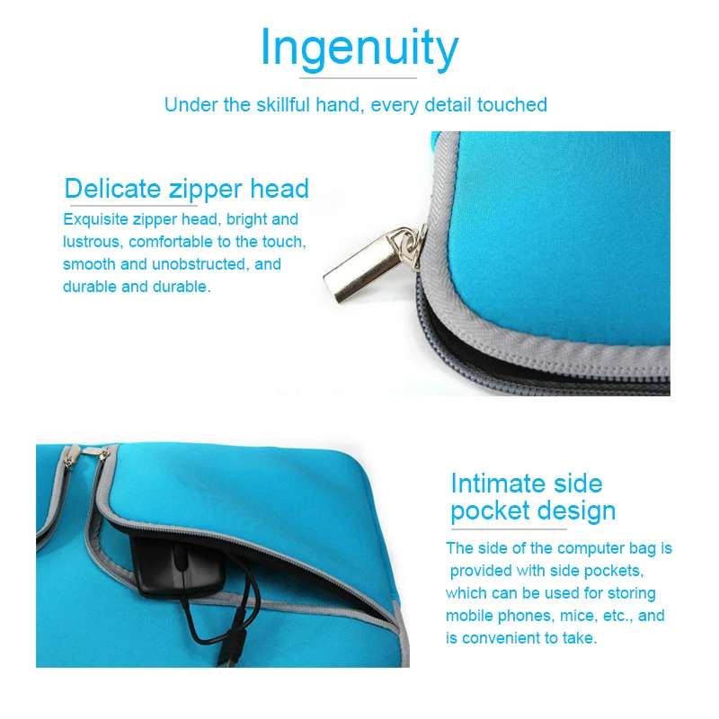 Неопреновый лайнер рукав Lapto сумка для Macbook Air Pro 11 13 15 17 дюймов планшет ноутбук