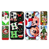 christmas mickey minnie for apple iphone 13 12 11 se xs xr x 7 8 6 5 s mini plus pro max 2020 soft transparent phone case