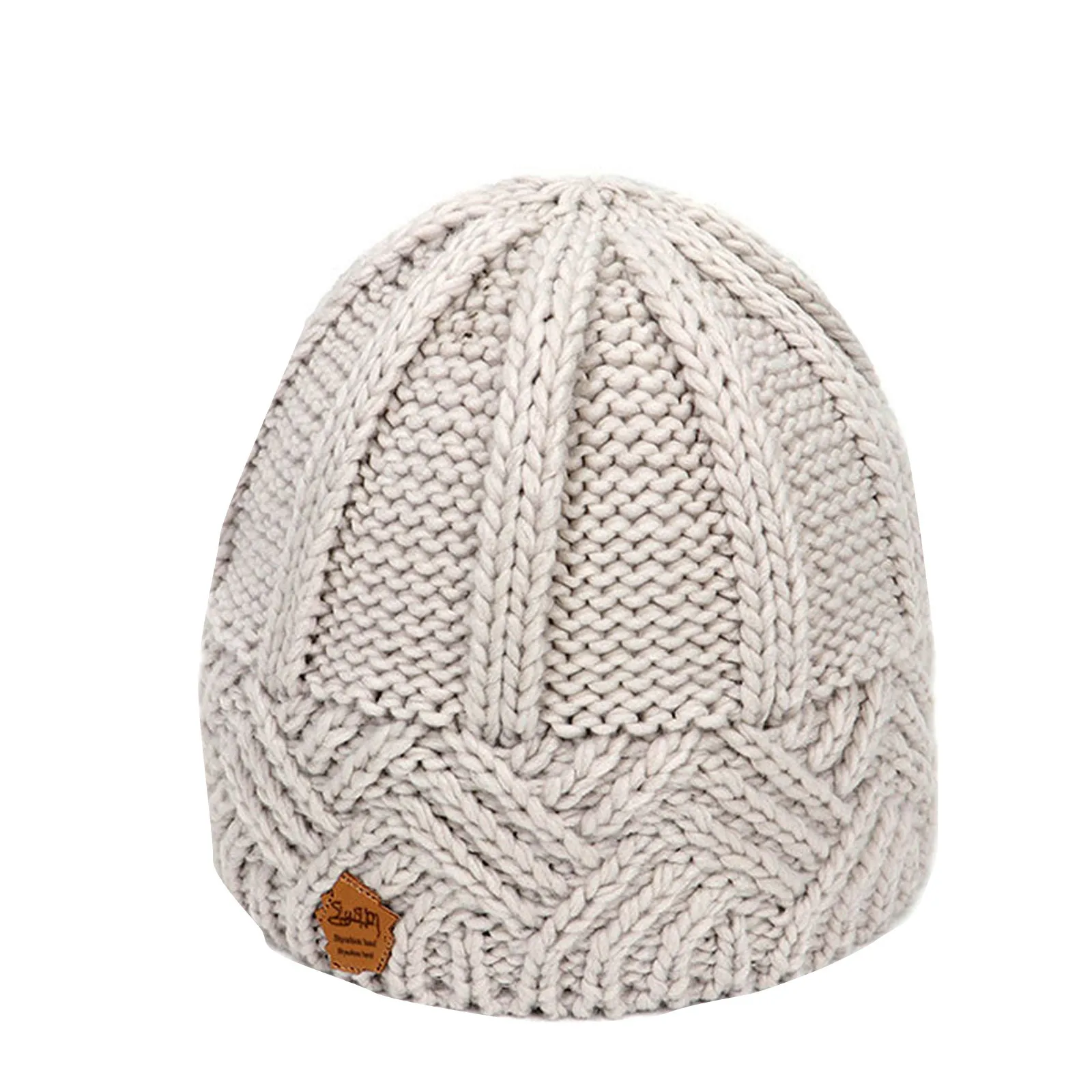 

D new fashion hat autumn and winter outdoor Women Keep Warm Hats Knitted Wool Hemming Hat Daily Casual Sport Dropshipping