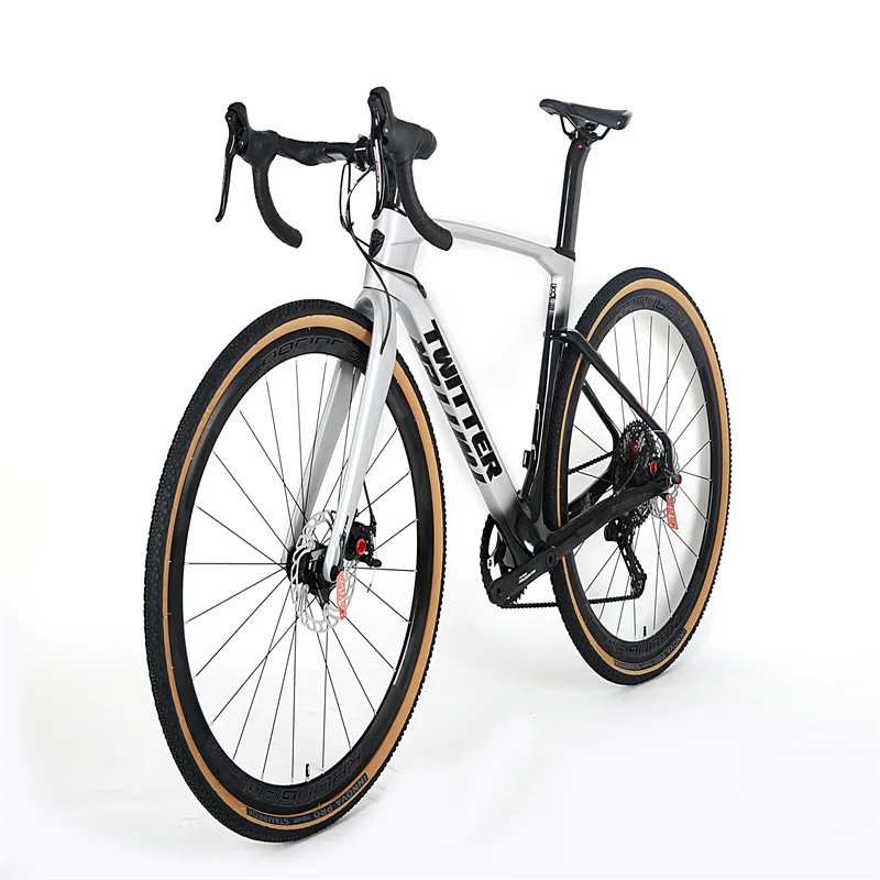 

TWITTERbicycle GRAVEL V2 RIVAL-22S 700C*40C carbon fiber Thru axle12*142mm disc brake carbon road bike bicycles for women bike