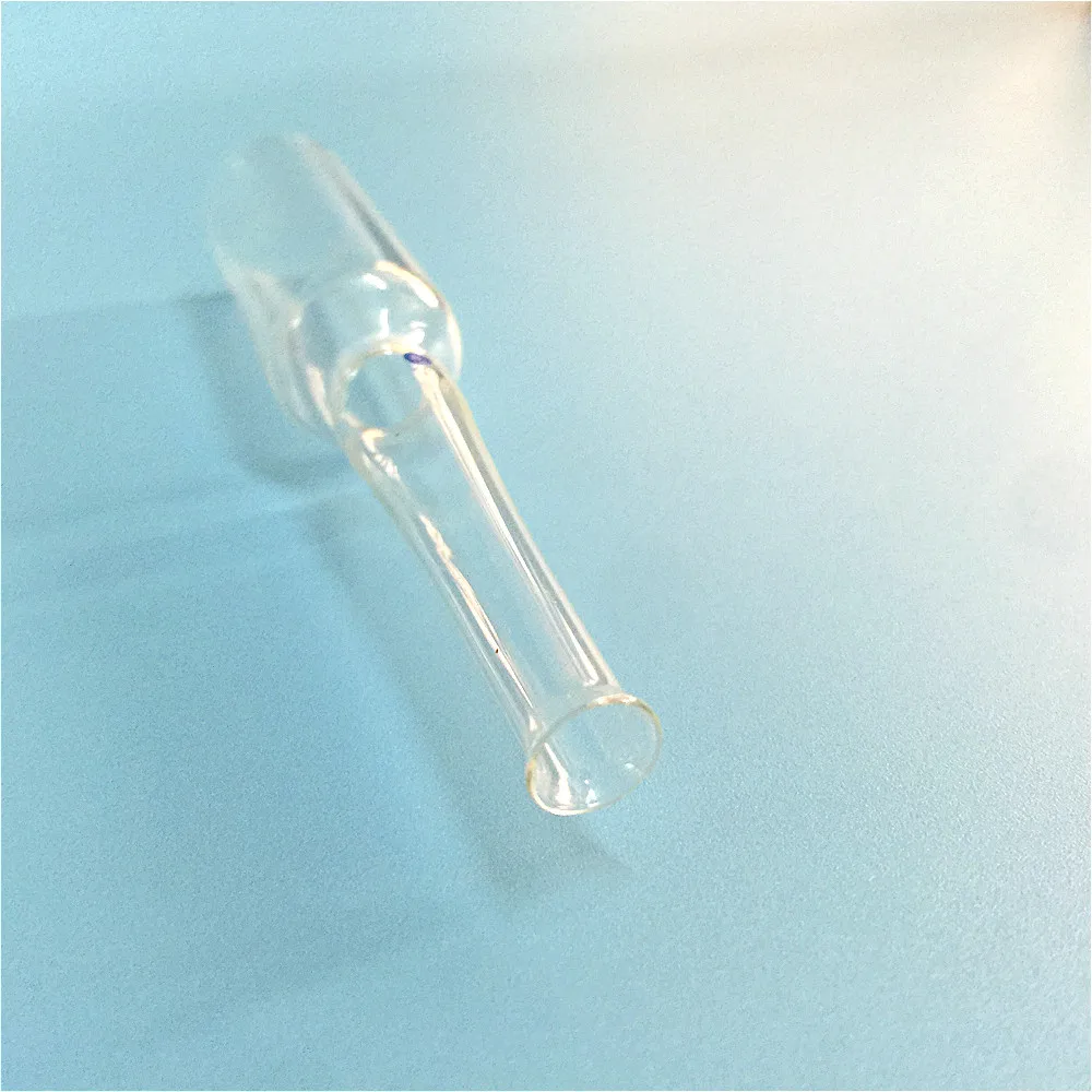 Прозрачная женская 10 мл легко ломающаяся белая кольцевая депонированная бутылка