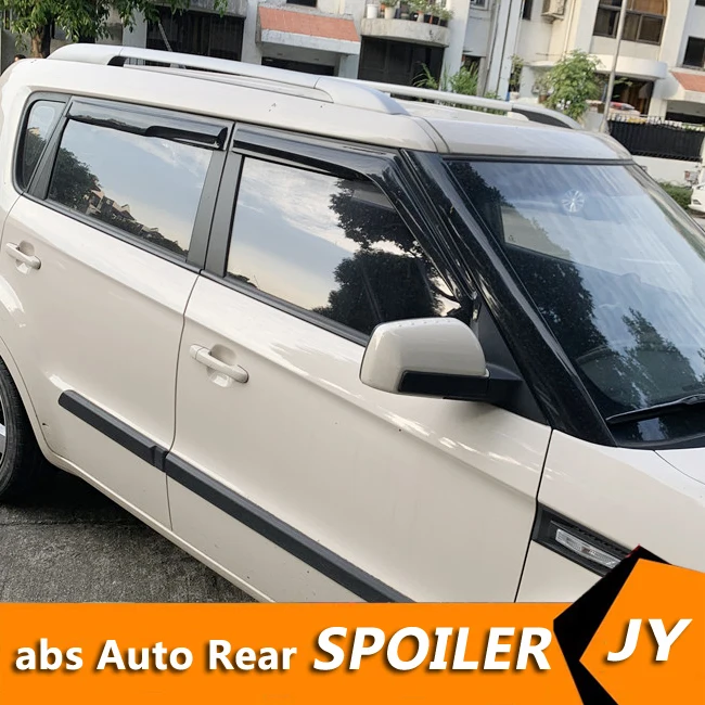 Пластиковый козырек на окно для kia soul дефлектор от солнца и дождя автомобильные