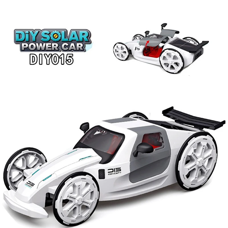 

DIY Solar Powered Car Assembly Kit Educational Toys Cars Science Kit for Kids STEM Building Toys Electric Model Car