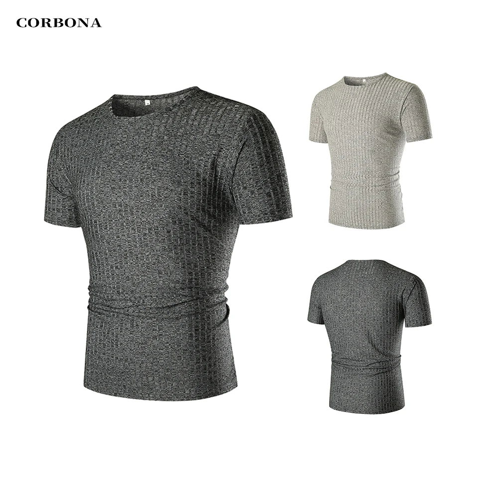 Футболка мужская с коротким рукавом Однотонная рубашка уличная одежда цвет