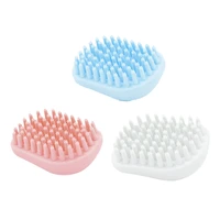1pcs silicone pet bath massage brush dog puppy shampoo scrubbing cleaning non slip grooming comb scrubber pet supplies