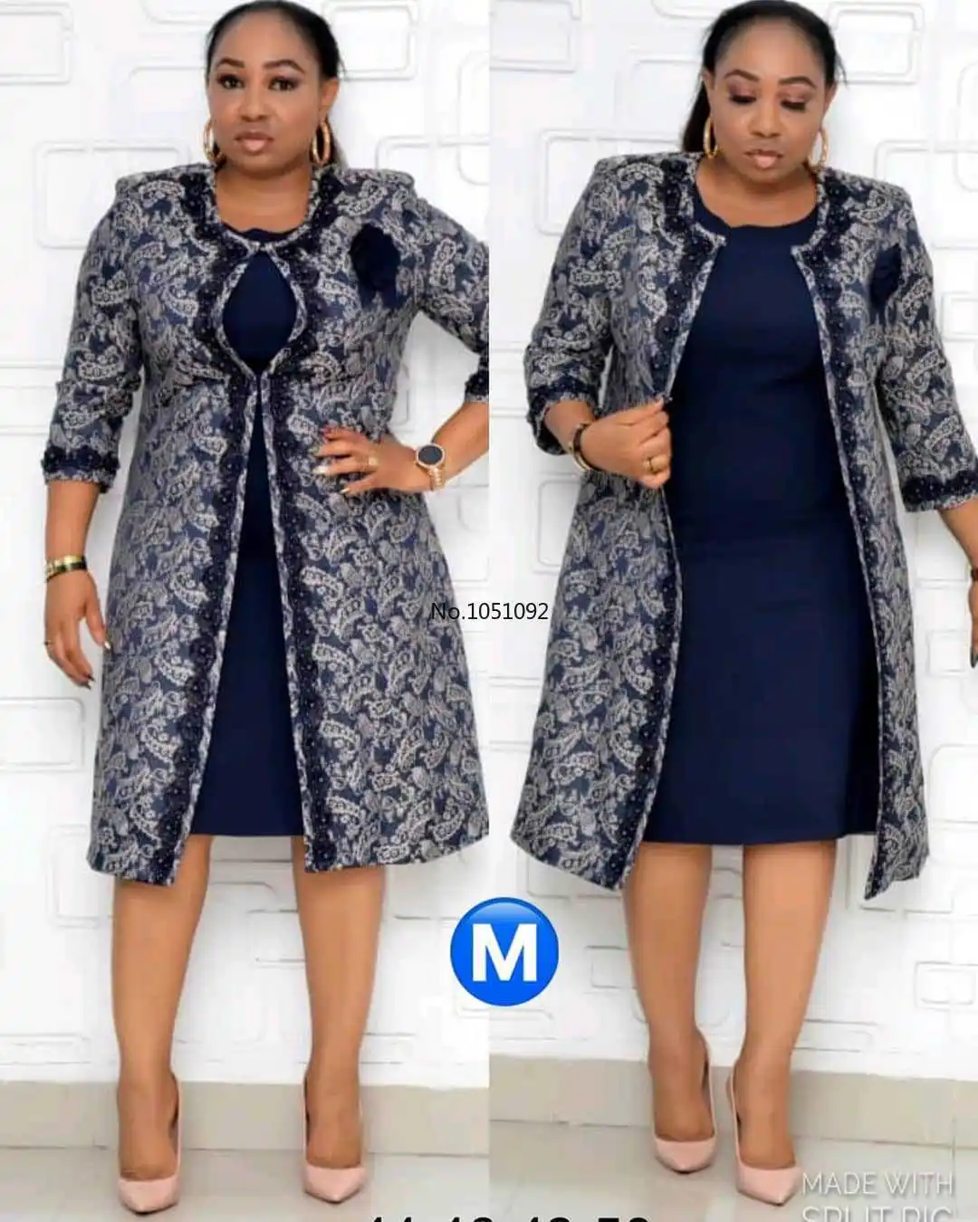 Комплект из 2 предметов африканские платья для женщин OL размера плюс платье в