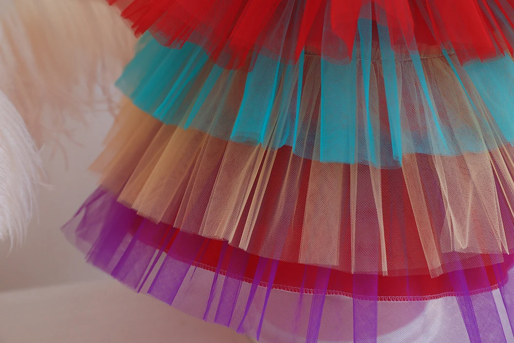 Летнее платье принцессы без рукавов с блестками для девочек | Детская одежда и