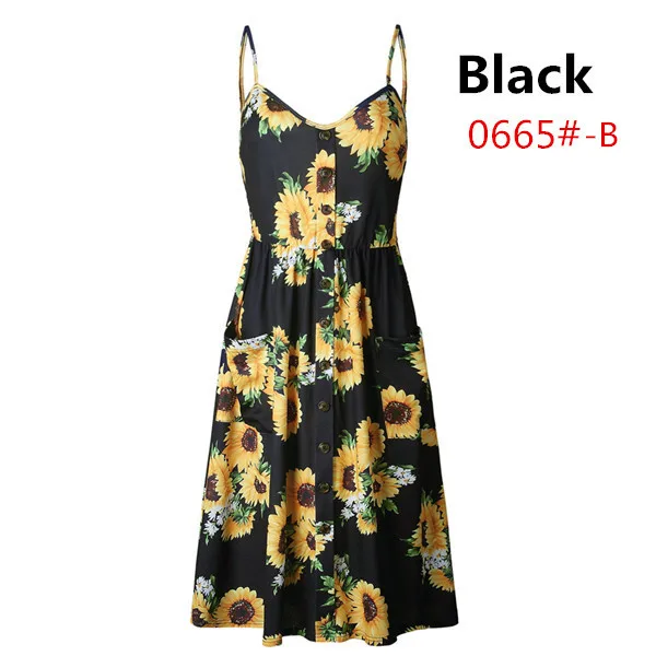 0665 black Сексуальное женское платье в стиле бохо с коротким рукавом и принтом, длинное платье, вечерние платья подружек невесты, длинное женское платье - Цвет: 0665 black