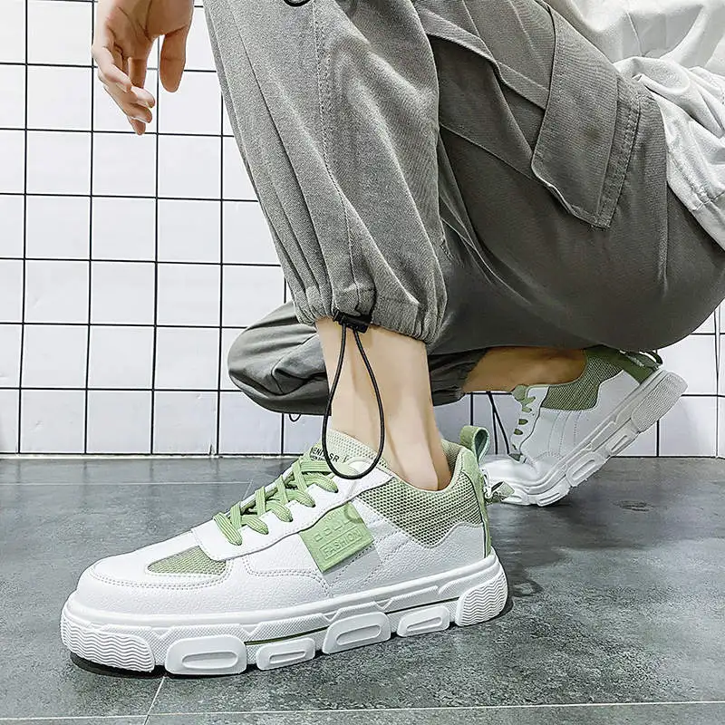 

39-44 Sneakers Boy Number 9.5 Sneakers Sport Vulcanized Running Shoes Man Air Cushion Sports for Man Without Heels Tennis 321G