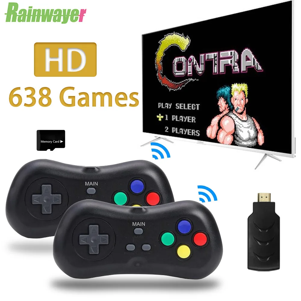 Портативный игровой контроллер для ТВ и видеоигр 2 4G портативная игровая консоль