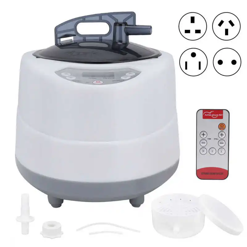 1000W Sauna Steam Generator Stainless Steel Sauna Steamer Pot Machine Portable Fumigation Machine For Home Spa Steam Generator