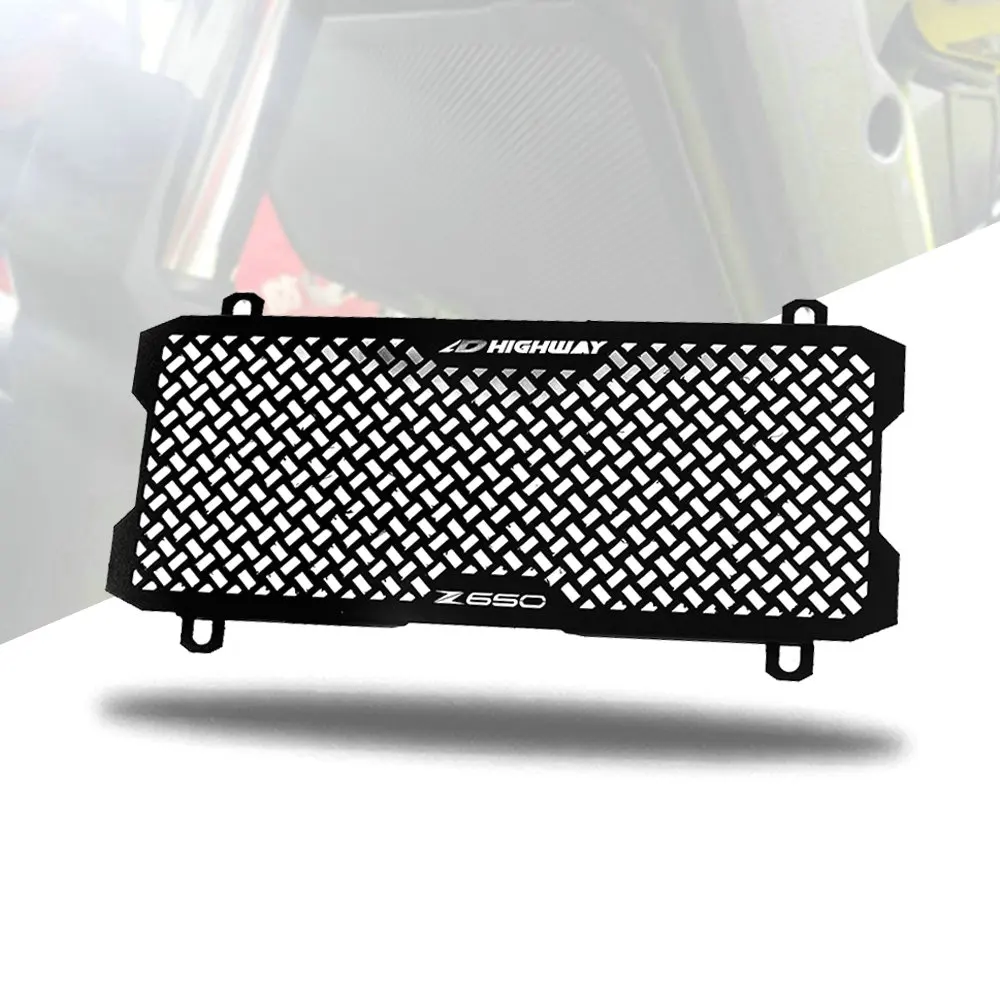 

Motorcycle accessories Engine Radiator Bezel Grille Protector Grill Guard Cover For KAWASAKI Z650 Z 650 2017-2021 2019