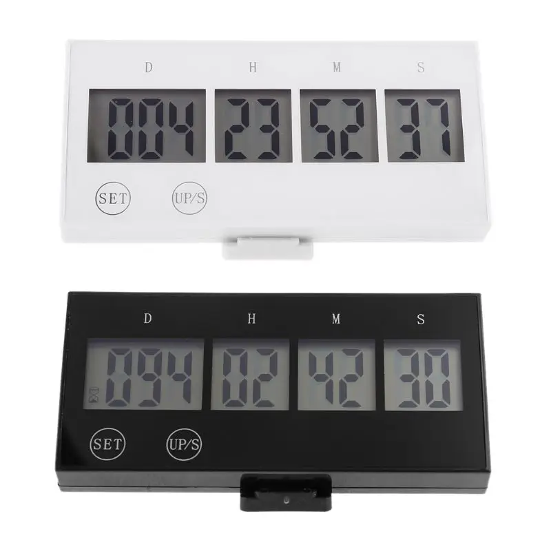 

Digital Timer Countdown 999 Days Clock Touch Key LCD Large Screen Event Reminder