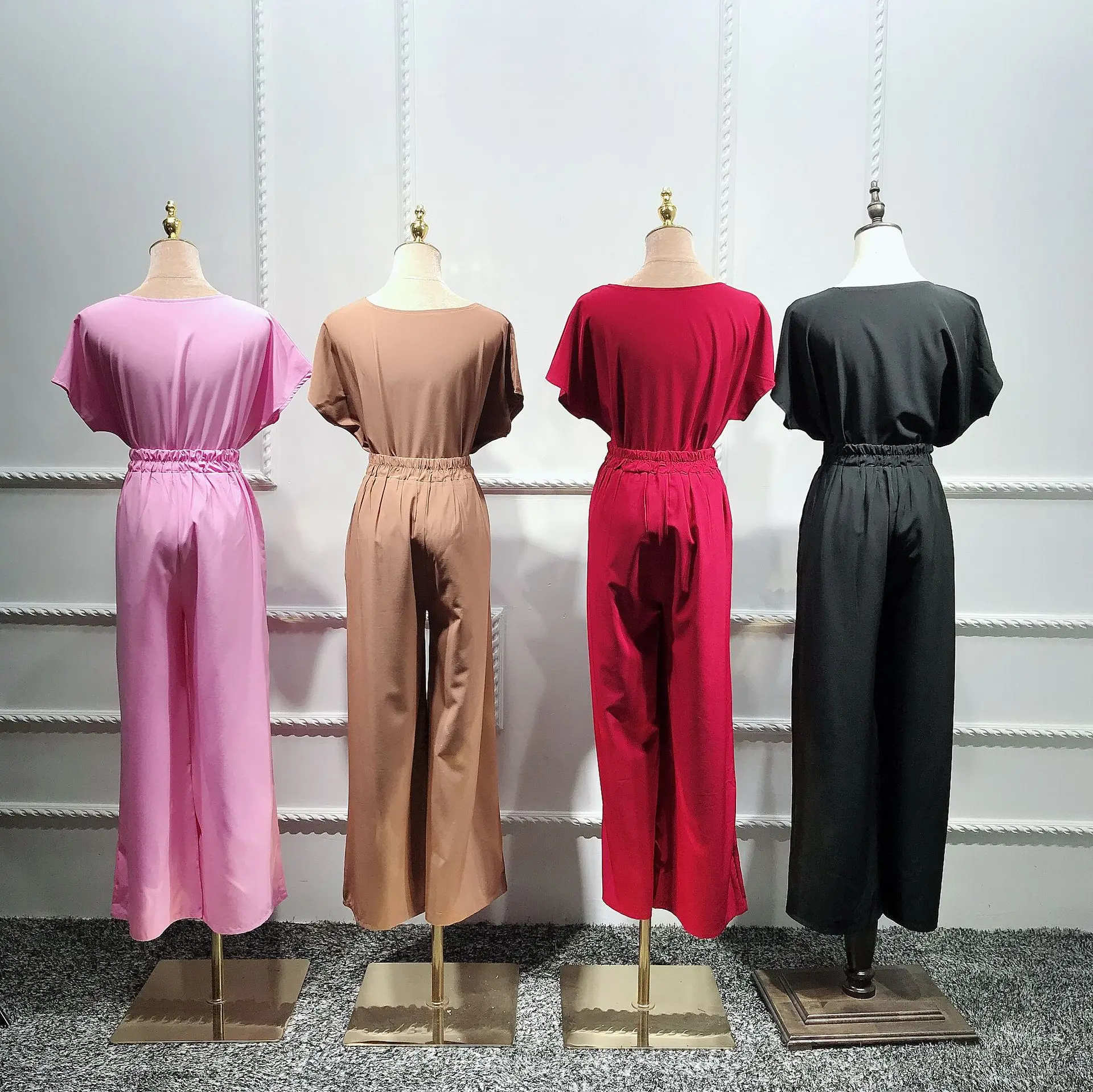 Мусульманские комплекты, 3 предмета, костюмы, топы, штаны, abaya, платье, хиджаб, кардиган-кимоно, длинные халаты, катфан, Ближний Восток, Рамадан, Арабский исламский