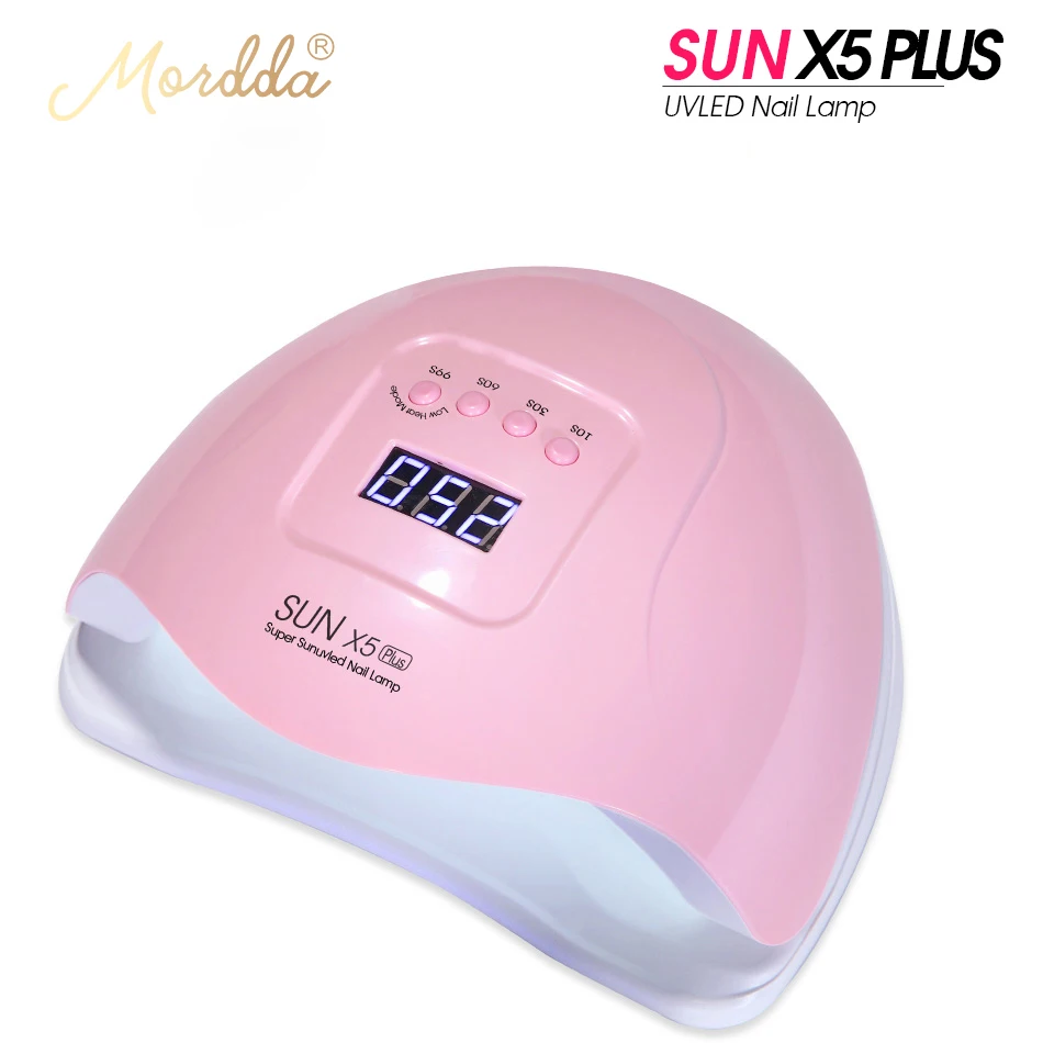 Гель сушилка MORDDA Sun X5 Plus 54 Вт лампа для маникюра и сушки ногтей все инструменты
