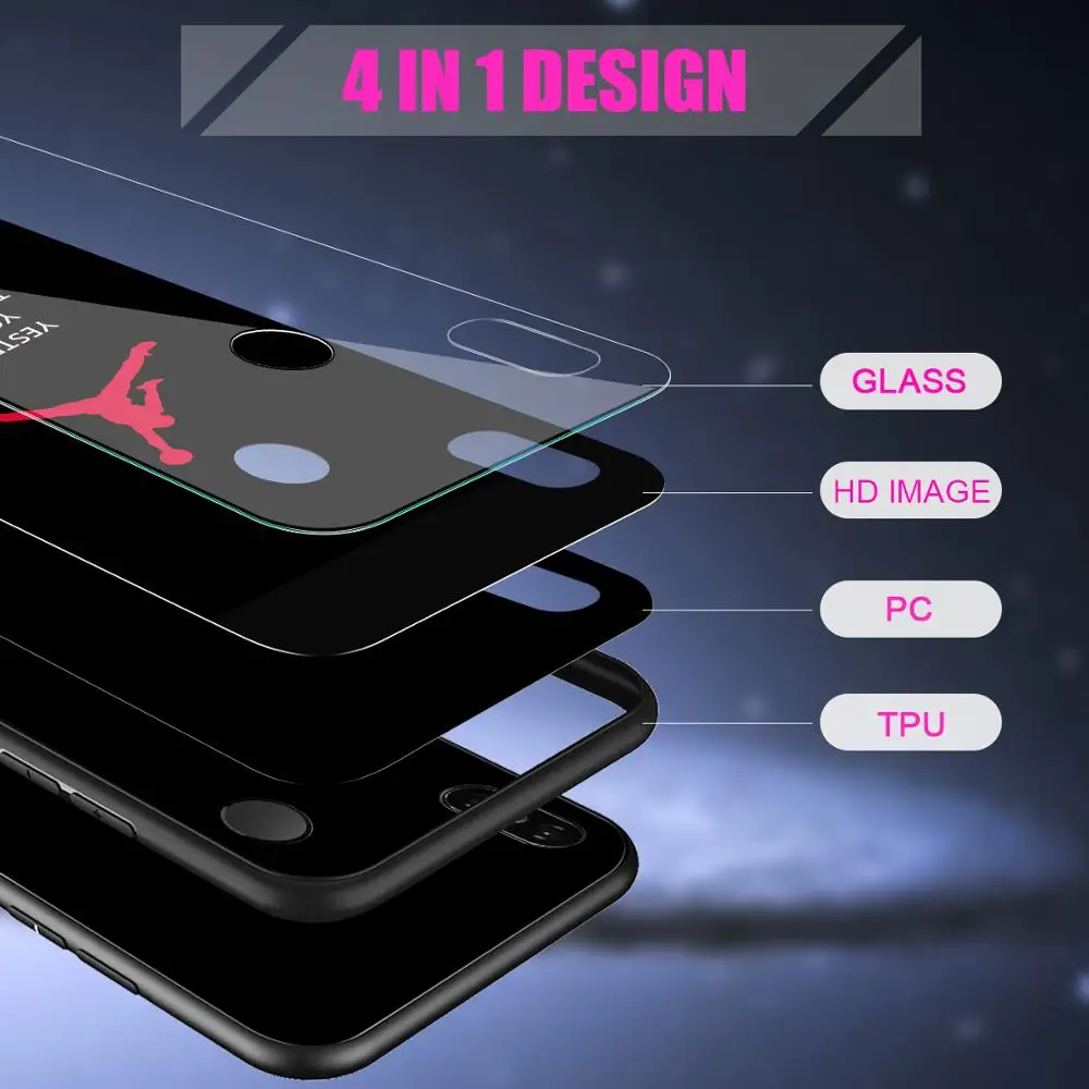 Спортивный чехол из закаленного стекла для Redmi Note 6 7 5 Pro телефона ТПУ с рамкой |