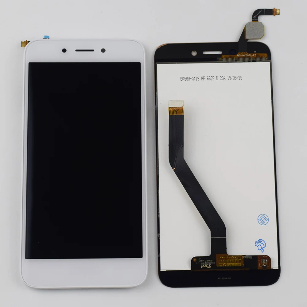White no frame 5,0 ''для huawei Honor 6A ЖК-дисплей Сенсорный экран планшета Панель Дисплей модуля в сборе с рамкой DLI-L22 DLI-L01 DLI-TL20 DLI-AL10 - Цвет: White no frame