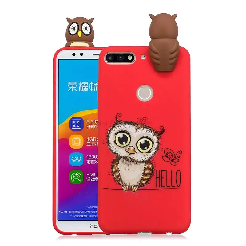 Мягкий силиконовый чехол из ТПУ для Huawei Y5 Y7 2018 Prime | Мобильные телефоны и